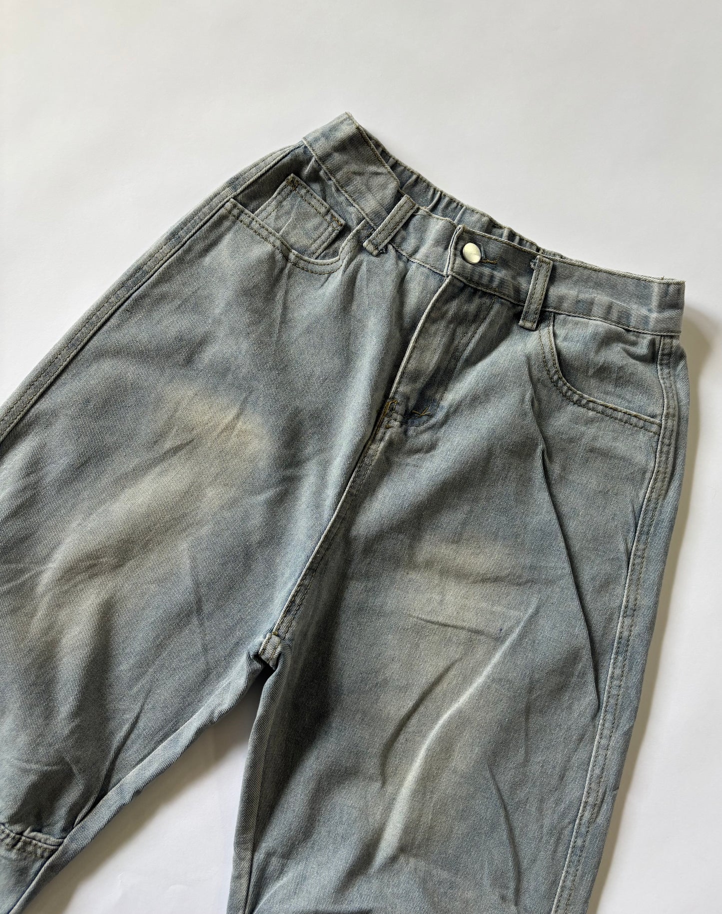 Panelled Wide-Leg Women's Jeans