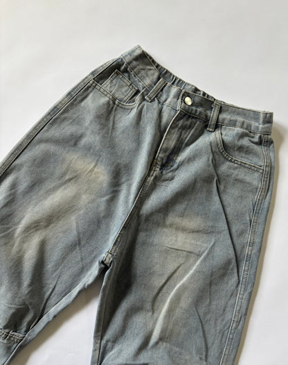 Panelled Wide-Leg Women's Jeans