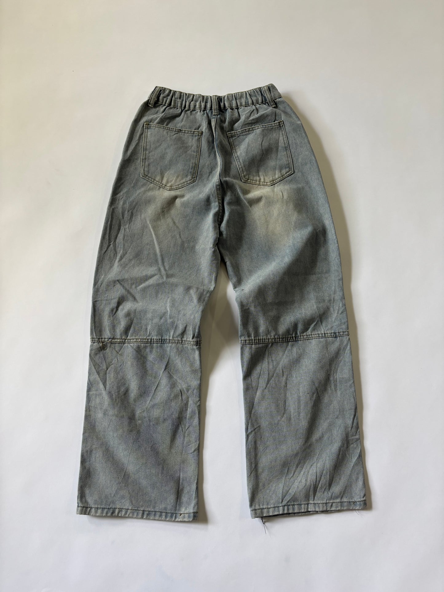 Panelled Wide-Leg Women's Jeans