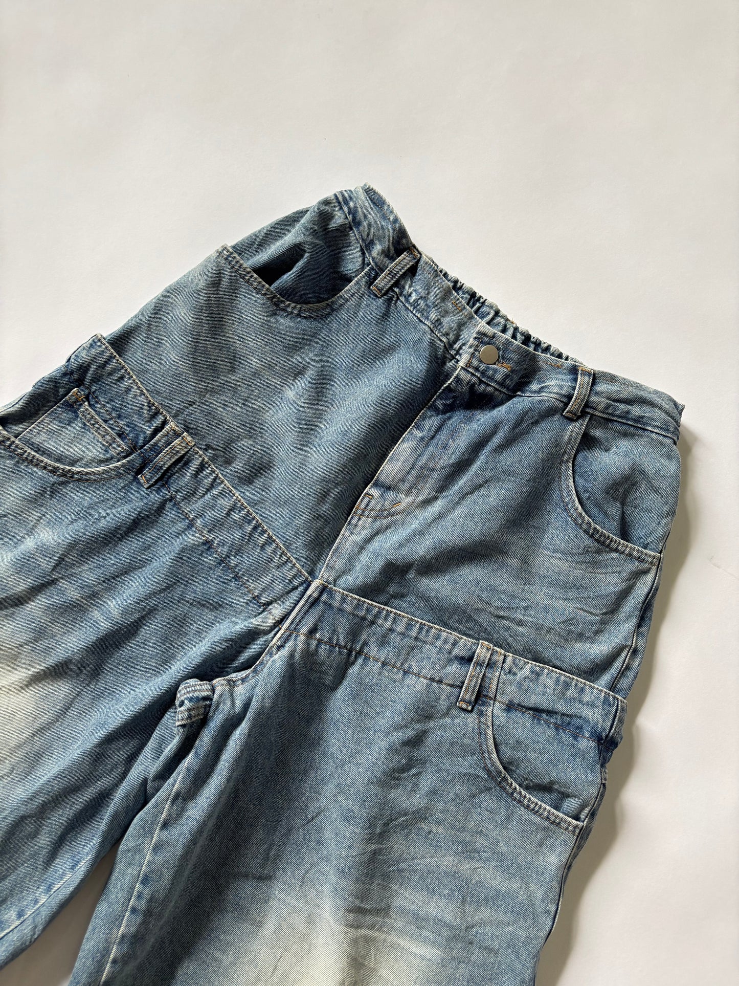 Women's Jeans Panel Wide-Leg