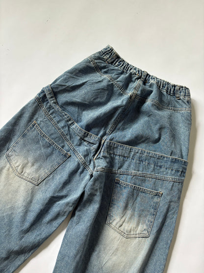 Women's Jeans Panel Wide-Leg