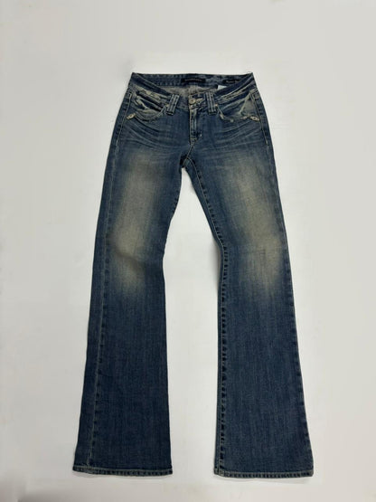 Women's Vintage Light Wash Flared Jeans