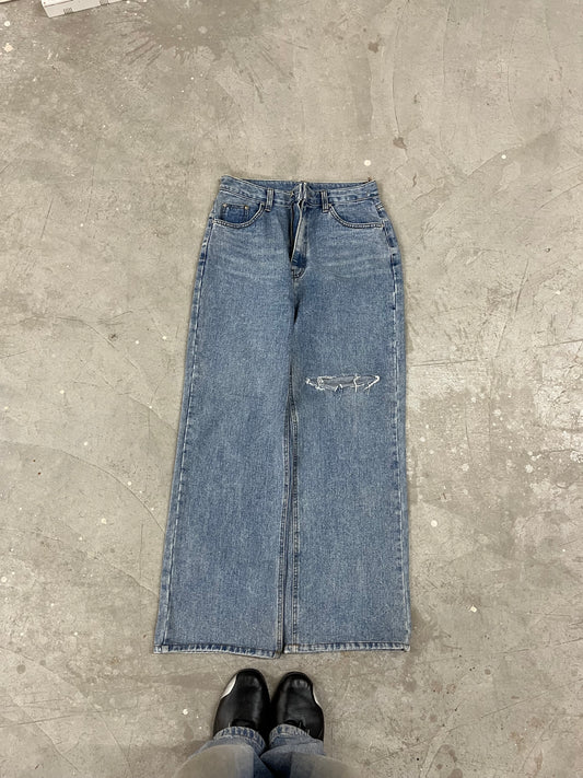 Men's Jeans Wide Leg Vintage Light Wash