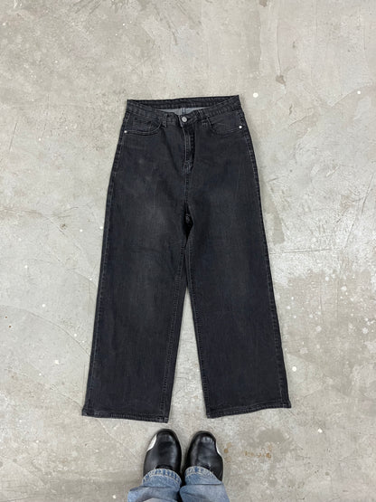 Vintage Washed Black Denim